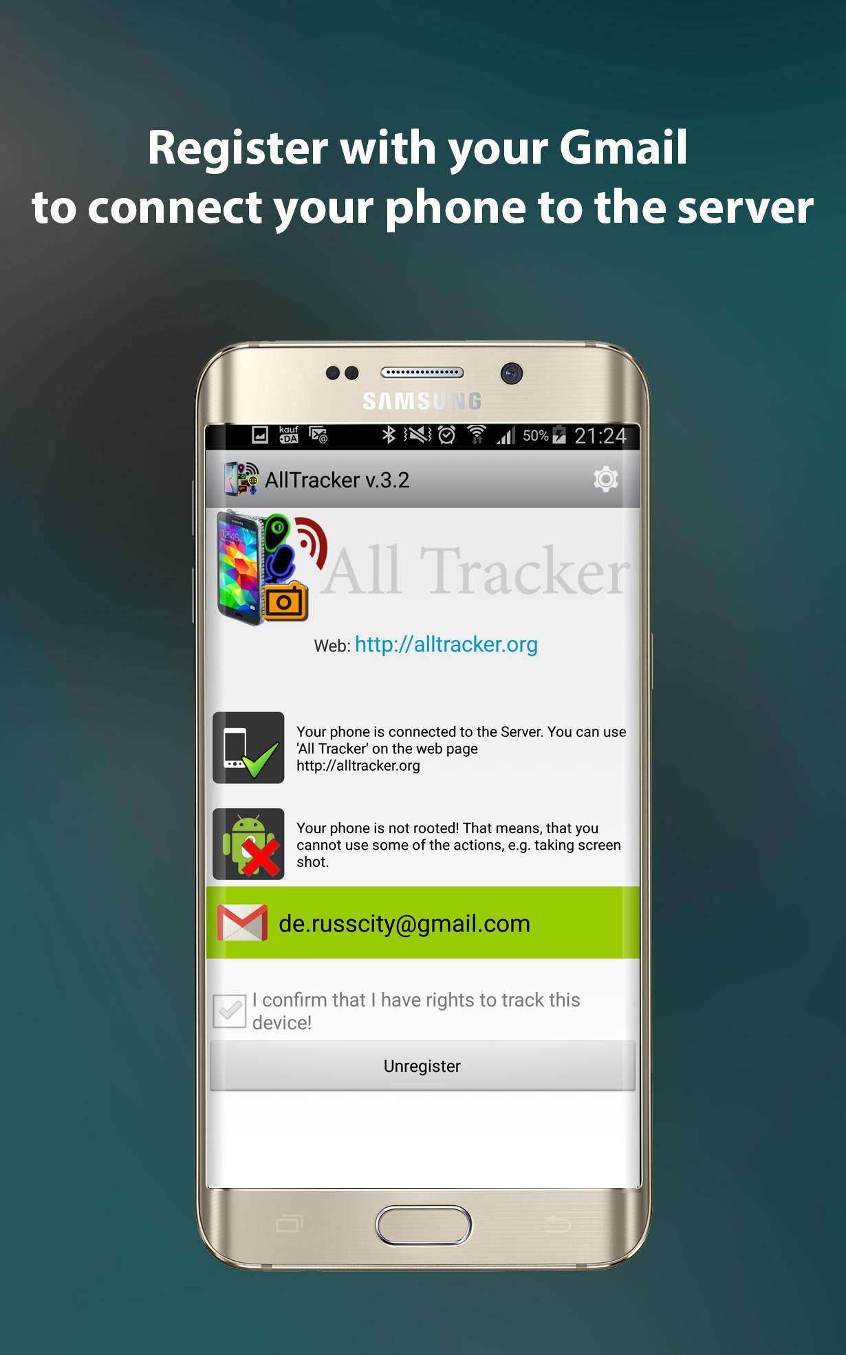 All Tracker. Photo, Voice, GPS
