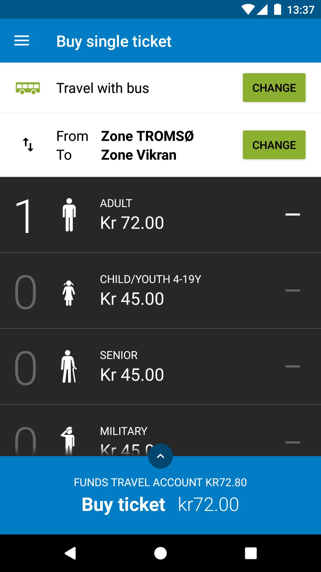 Troms Mobillett