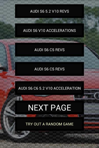 Engine sounds of S6