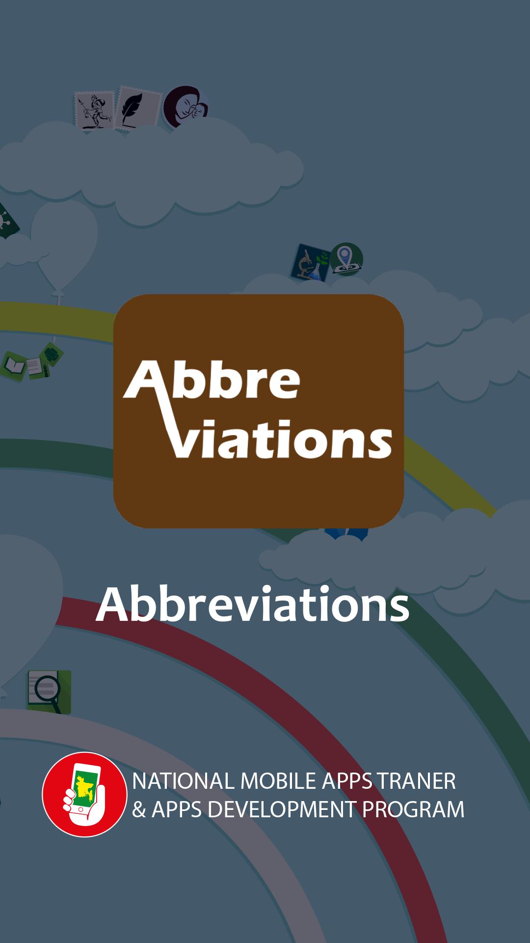 Abbreviations