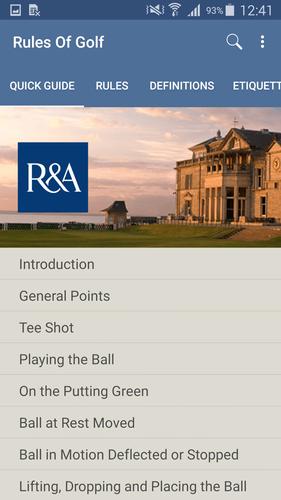 Rules of Golf 2016 - 2018