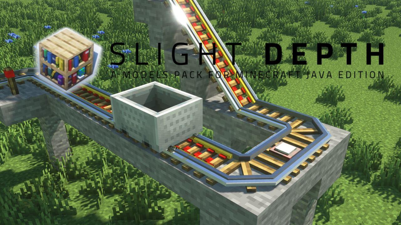 Pacote de recursos de profundidade ligeira minecraft