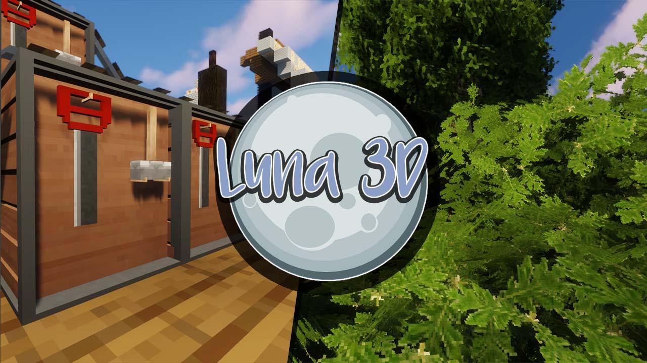 我的世界Luna 3D资源包