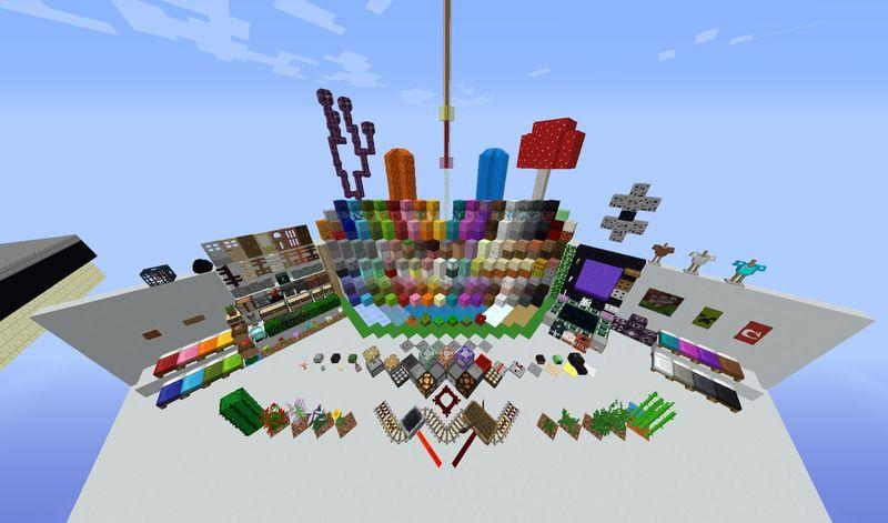 정사각형 패턴 개념 |. Minecraft 버전 1.12.x
