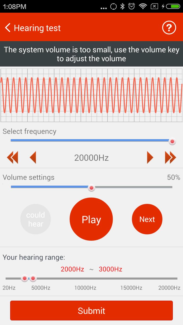 iCare Hearing Test