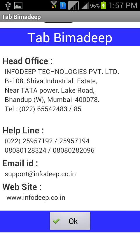 Tab BimaDeep - LIC