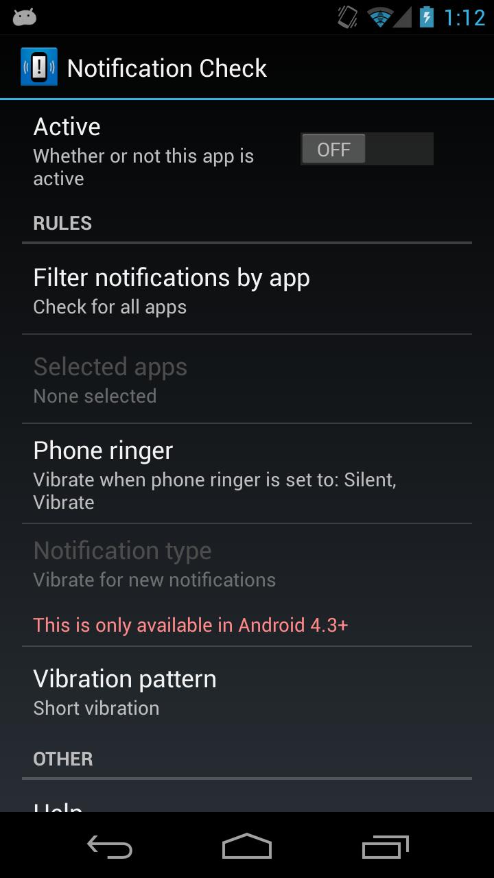 Notification Check