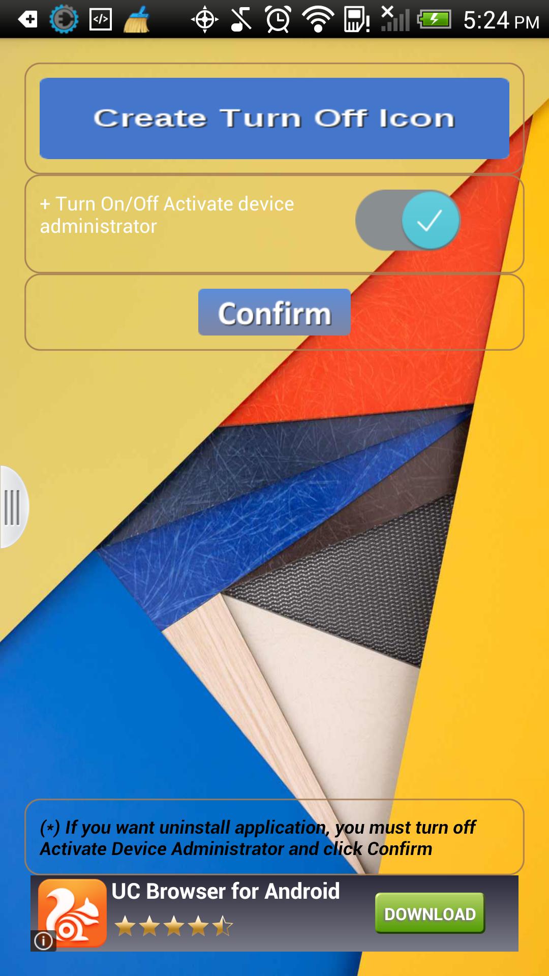 Simple Turn Off Screen