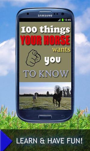 100 things your horse wants