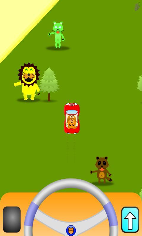 child driving Boo! for Child