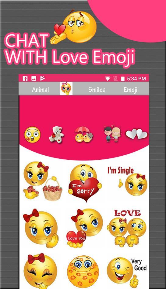Free Emoticons - Love Emotions for Facebook