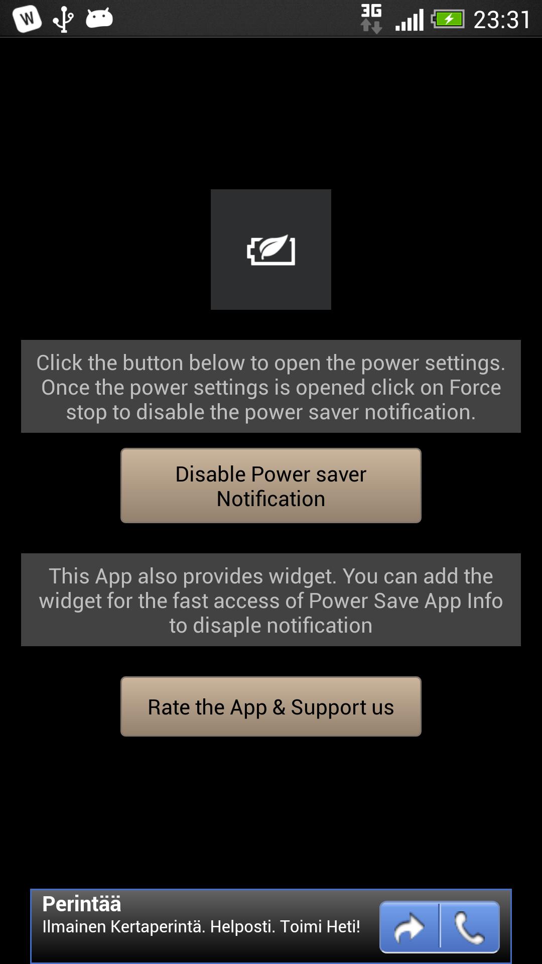 Power Saver Disable (HTC)