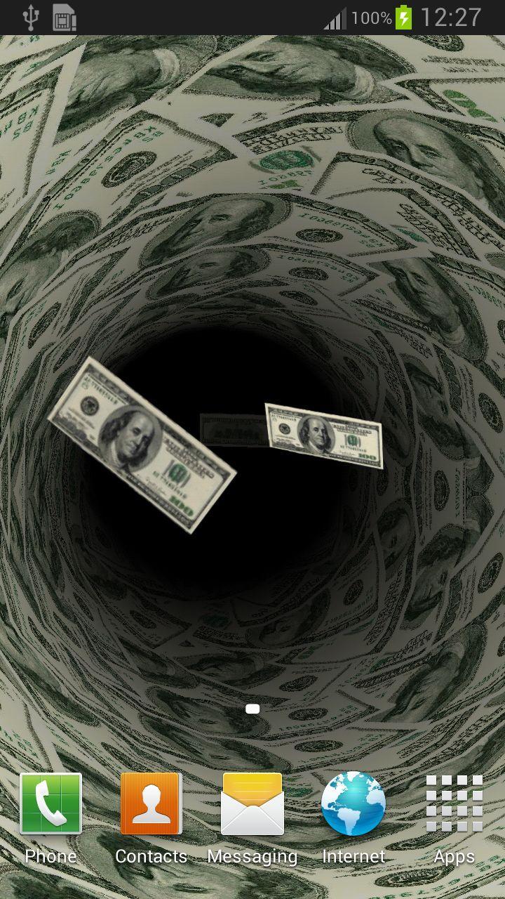 Money Tunnel Live Wallpaper