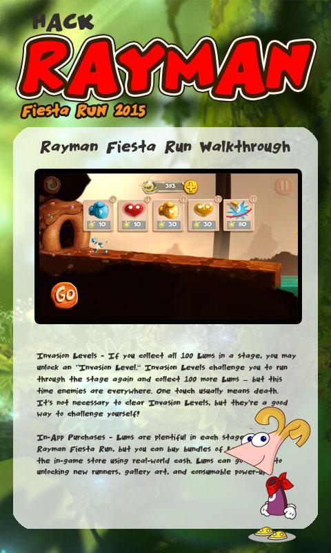 Hack Rayman Fiesta RUN 2015