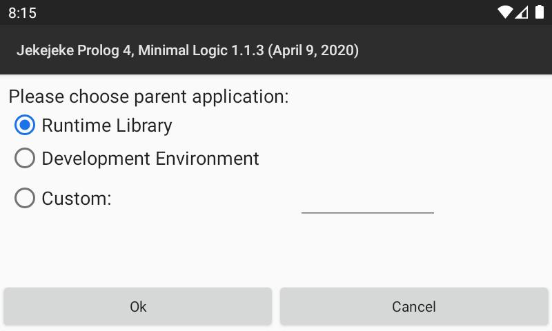 Jekejeke Prolog Minlog