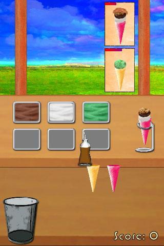 Ice cream shop cooking game
