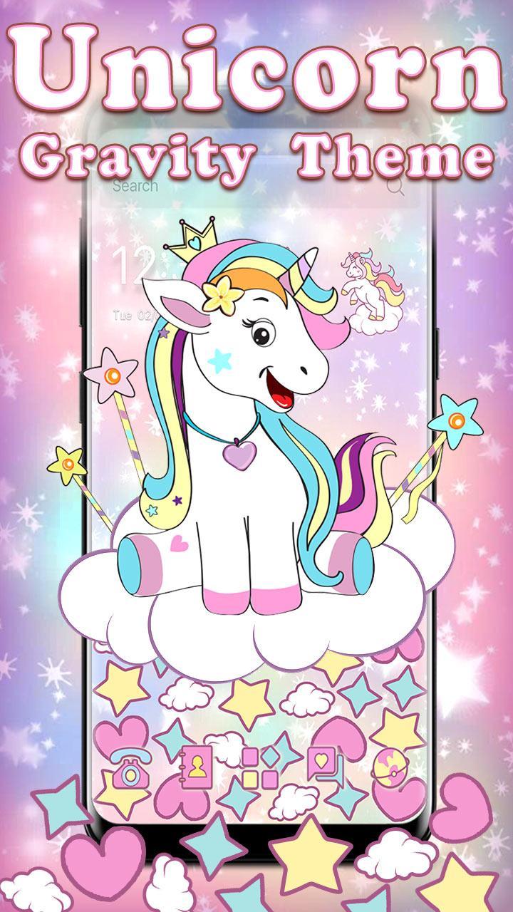 Galaxy Star Unicorn Gravity Theme