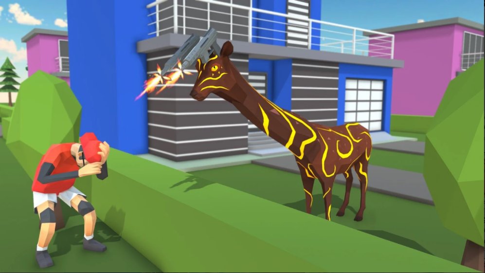 Deer Funny Fighting Simulator - Goat Animal Game