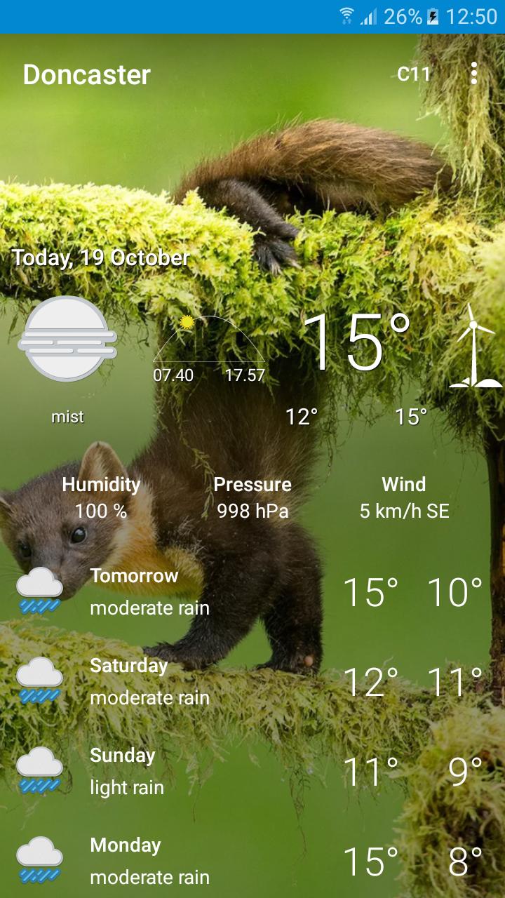 Doncaster, South Yorkshire - Weather