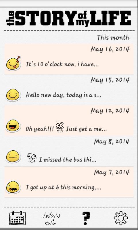 Secret Diary -Story of my life