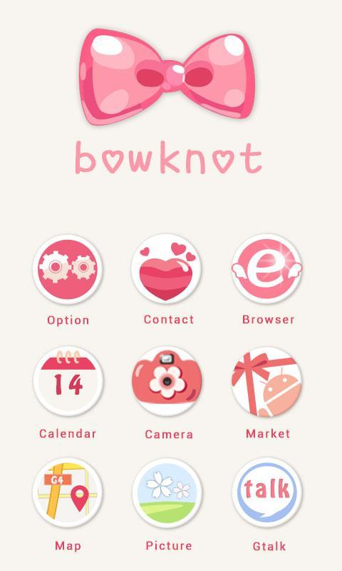 360 Mobile themes -Bowknot
