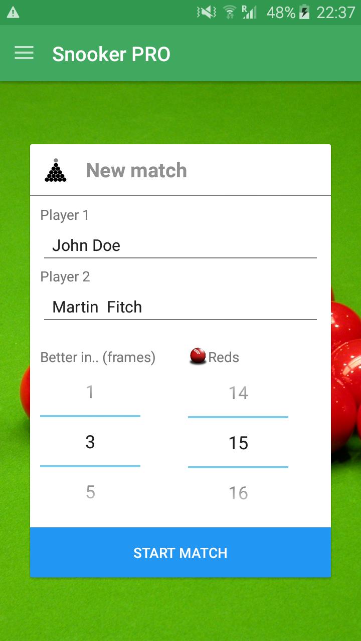 Snooker Score Counter