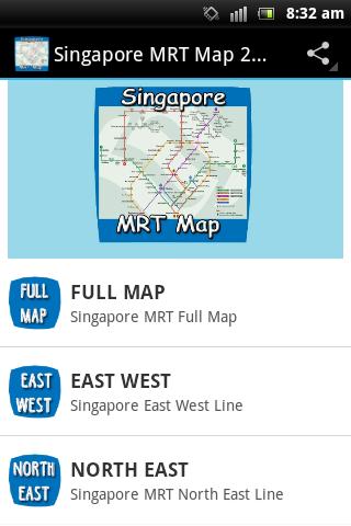 Singapore MRT Map 2015