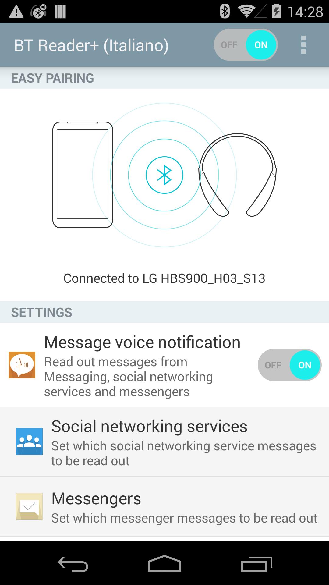 LG BT Reader Plus (Italiano)