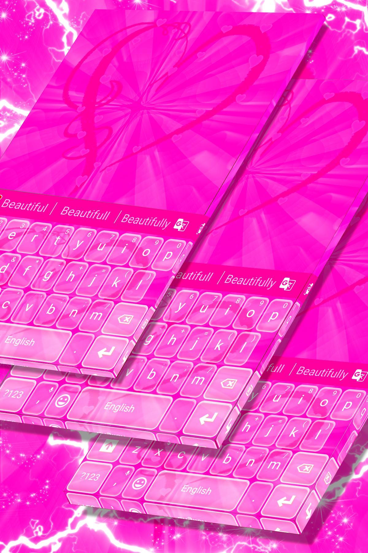 Hot Pink Keyboard Theme