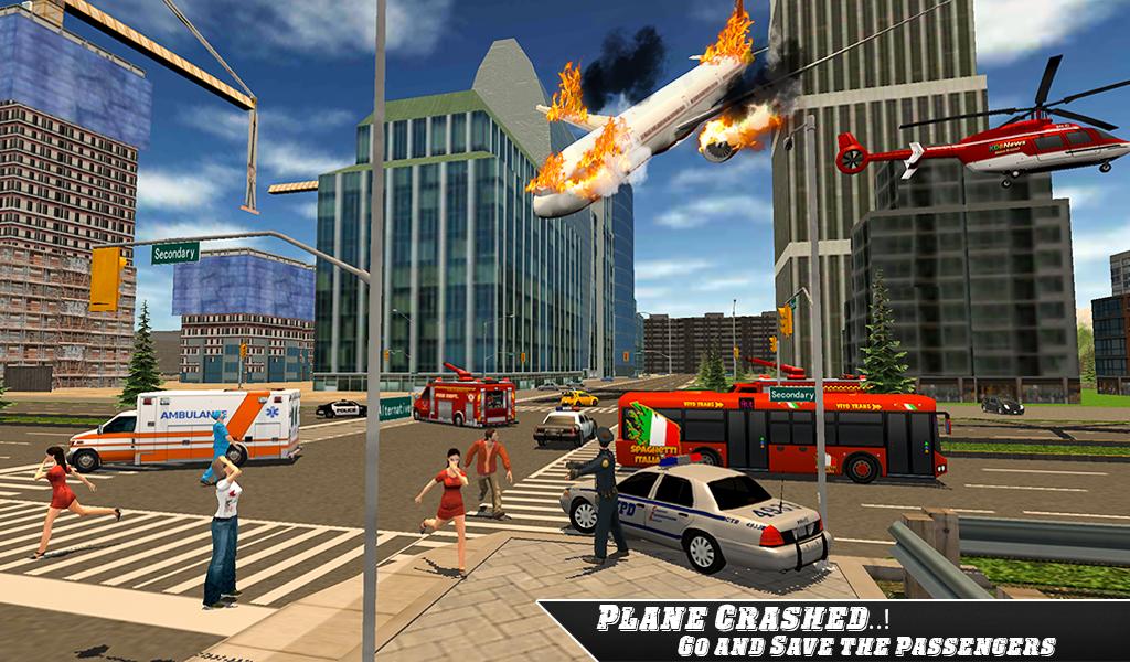 Airplane Fire Fighter  Ambulan