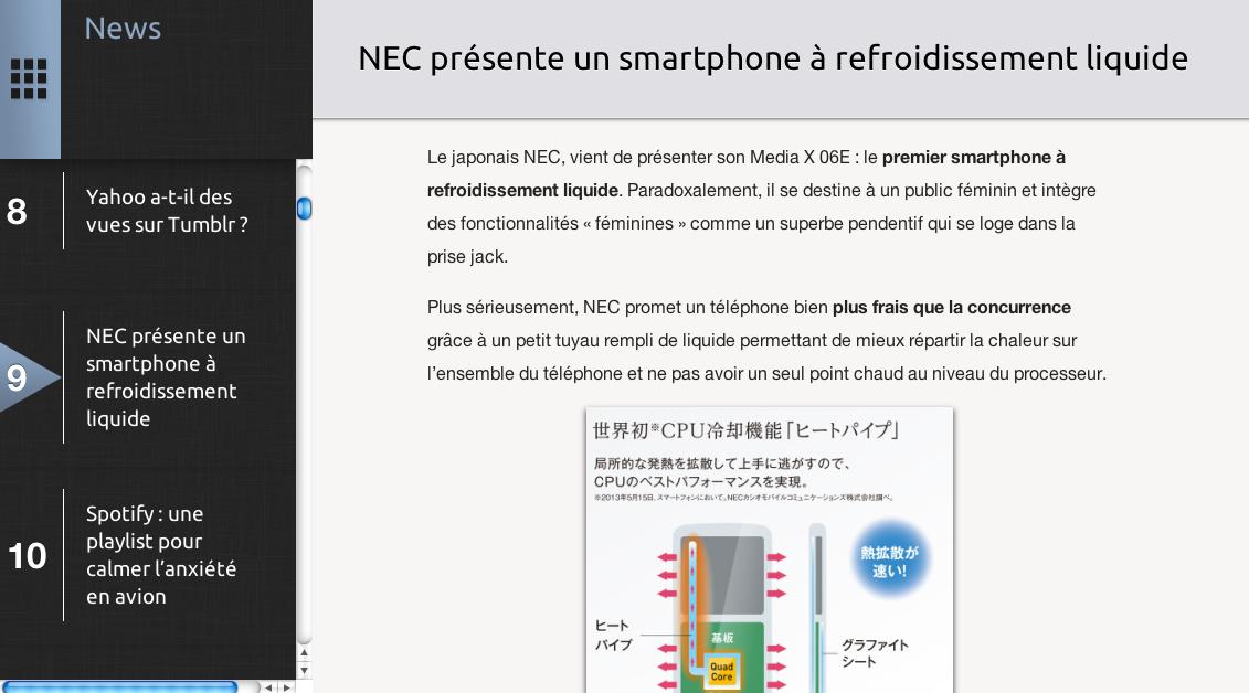 Infos High Tech