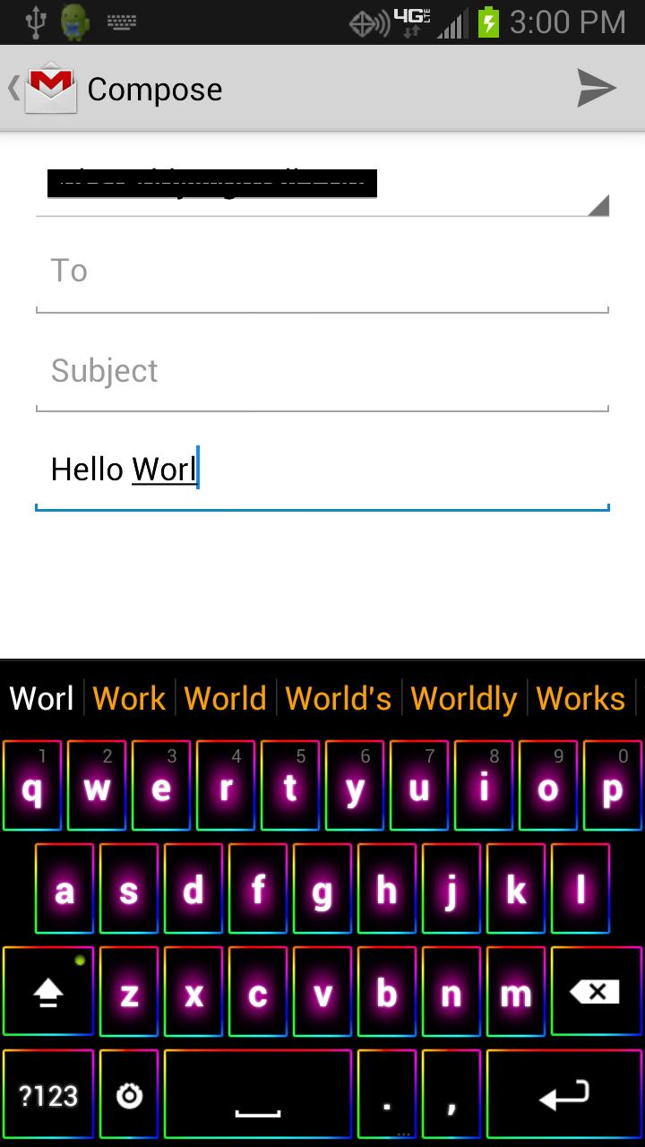 Rainbow Keyboard