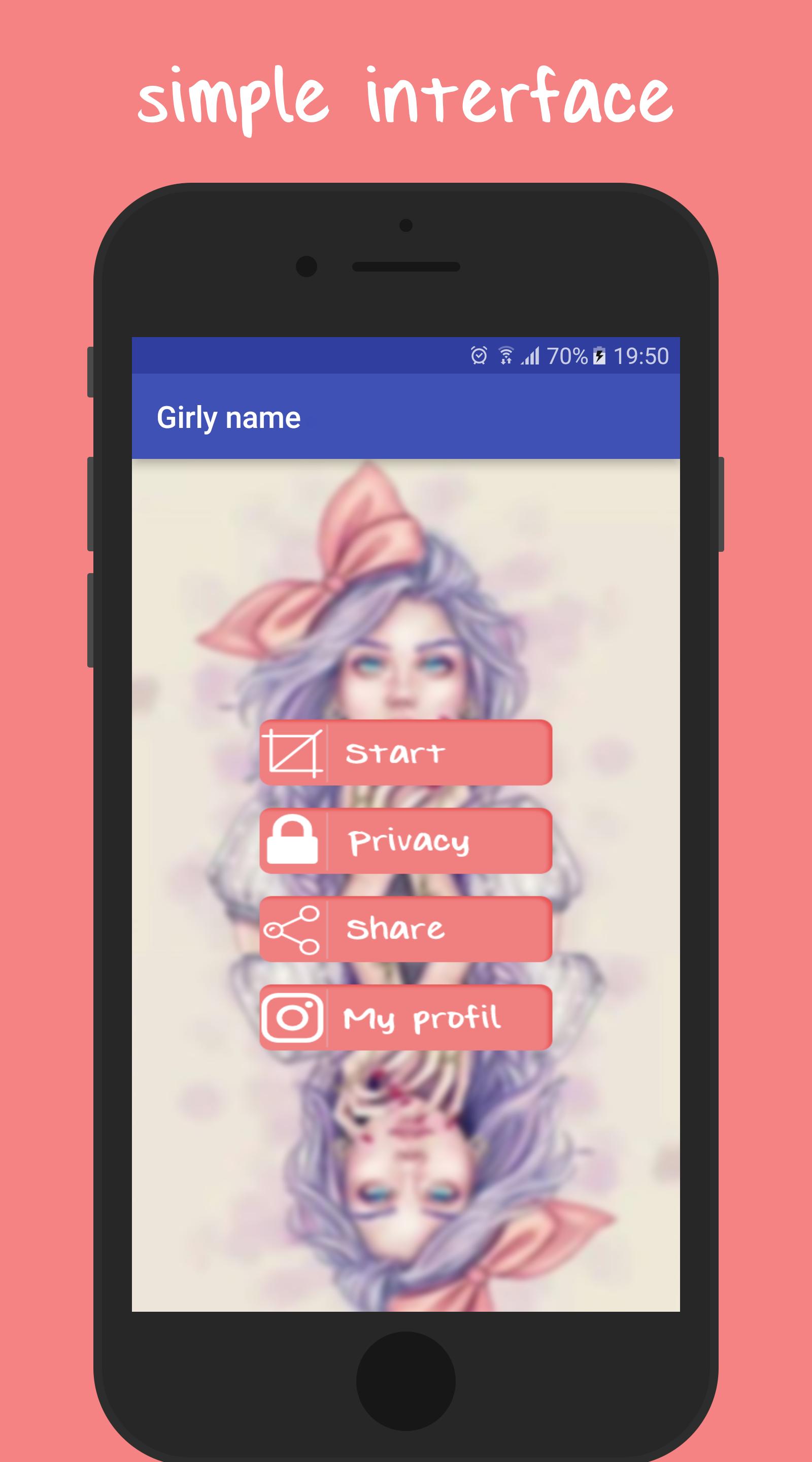 Girly name maker