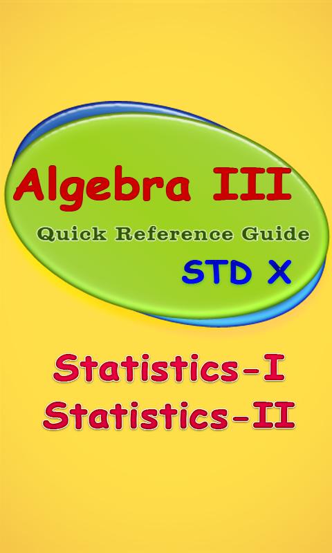 Algebra-III
