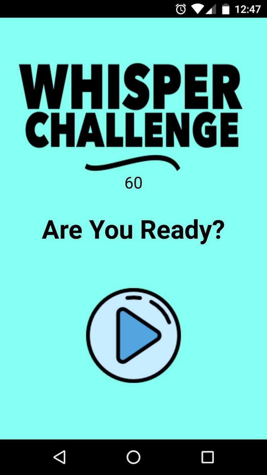 Whisper Challenge