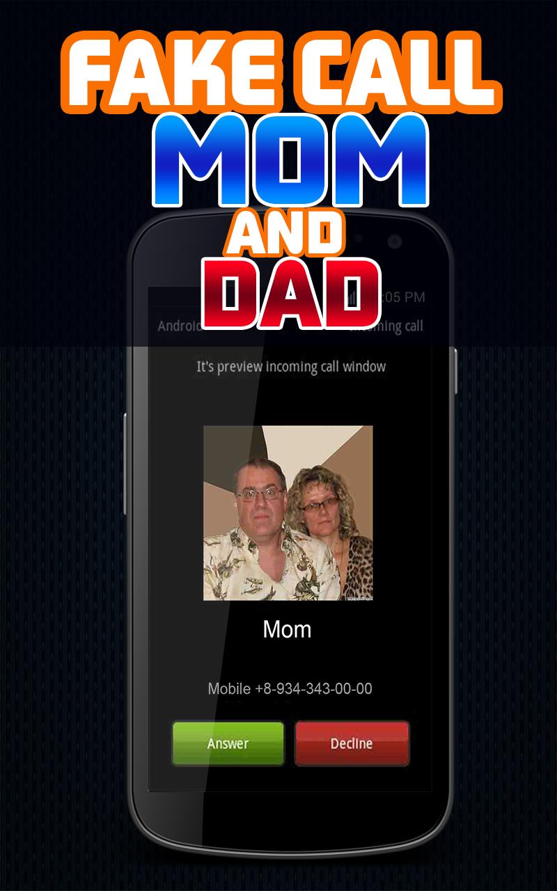 Fake Call: Mom & Dad