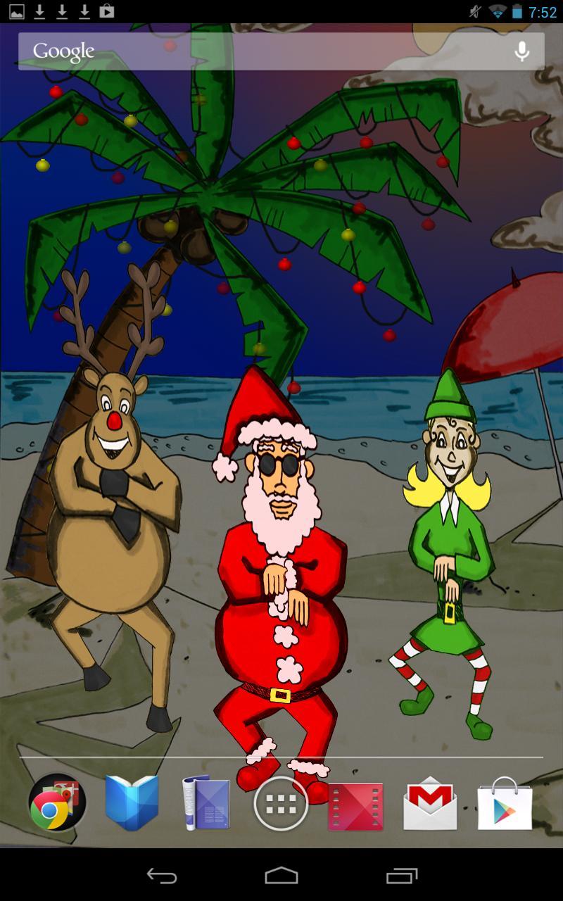 Gangnam Santa Live Wallpaper