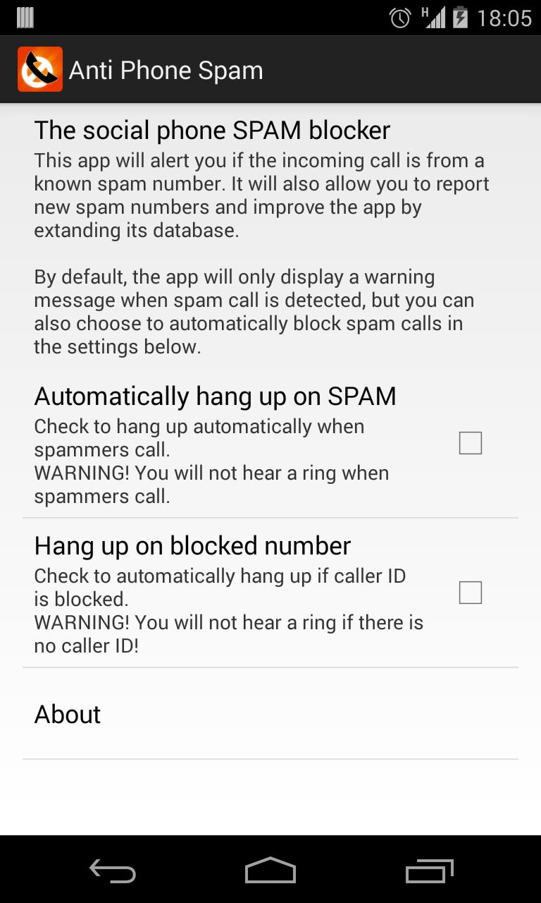 Anti Phone Spam