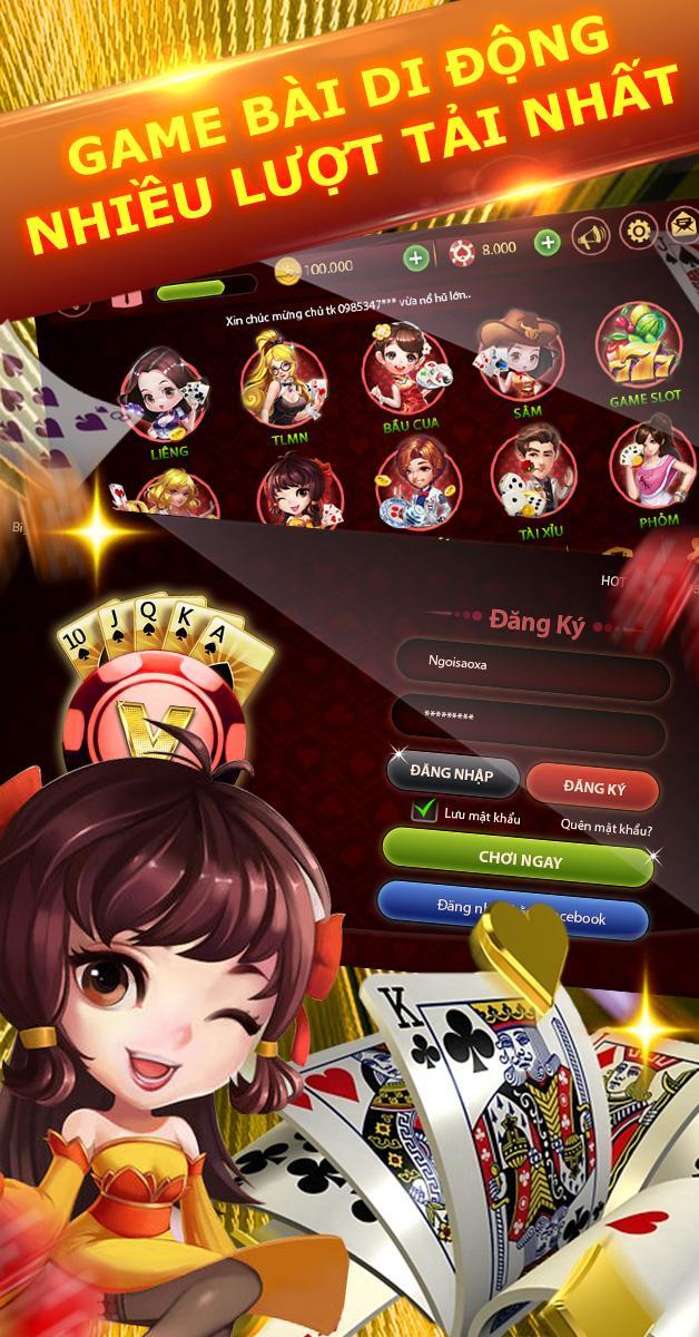 Game danh bai online doi thuong vKing