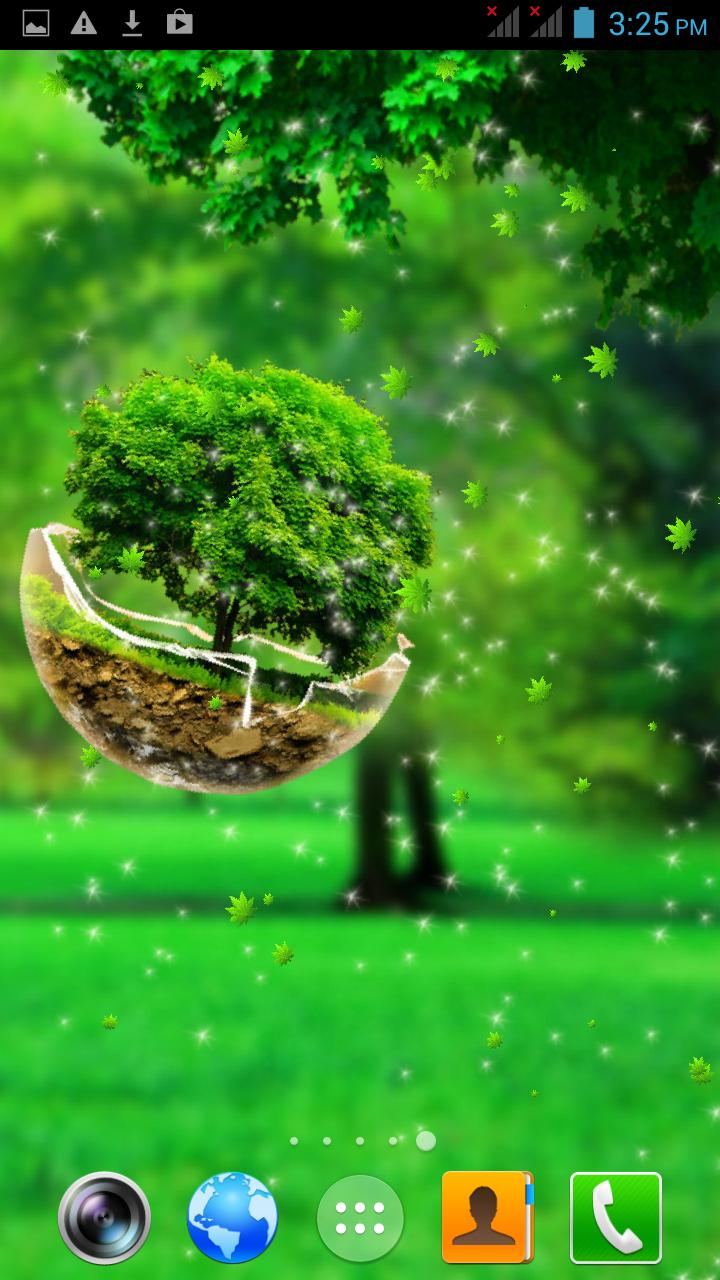 Green HD Live Wallpaper